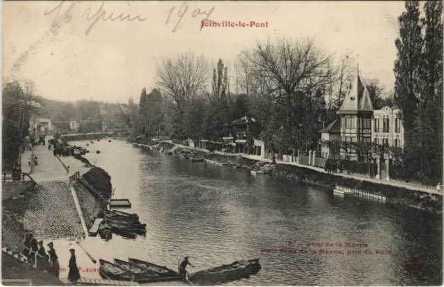 CPA JOINVILLE-le-PONT Quai de la Marne (806904)
