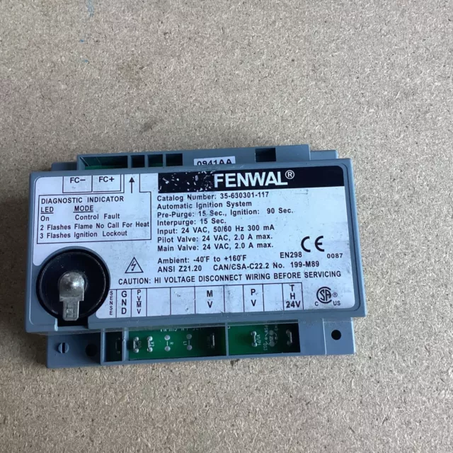 Lochinvar RLY1500 Ignition Module Fenwal Controller ( G67EG-2 replacement )