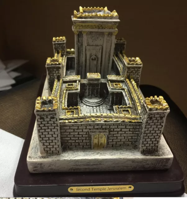 Judaica The Second Temple of Jerusalem Sculpture