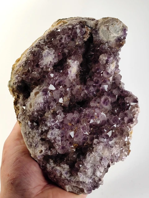 🔥Quarz Amethys Druse, Steinbr Juchem Niederwörresbach, Idar Oberstein 🔥