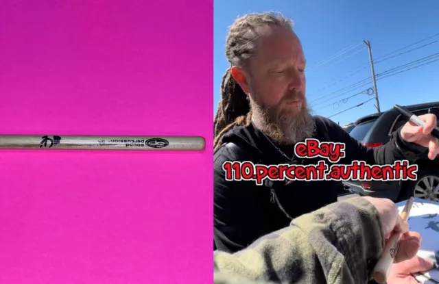 Shinedown Barry Kerch Autographed Signed Drumstick *Exact Proof*