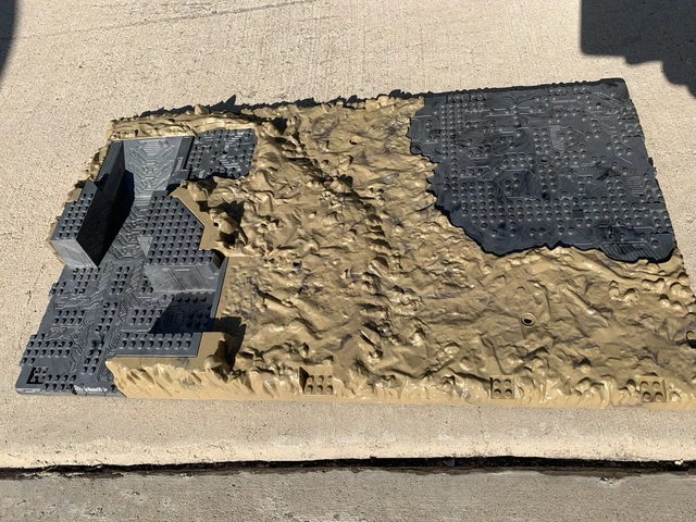 Mega Bloks HALO BATTLESCAPE 22.5" x 13" Desert Terrain Large Base Plate AM17830