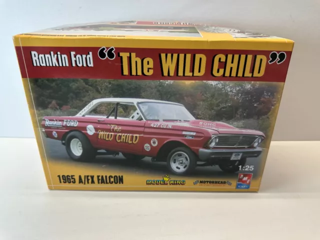AMT 1:25 Scale 1965 Ford A/Fx Altered Falcon Rankin Ford "Wild Child" Model Kit AMT 1:25 Scale 1965 Ford A/Fx Altered Falcon Rankin Ford "Wild Child" Model Kit