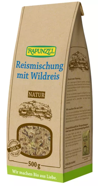 Bio Reismischung mit Wildreis, 500 g NEU & OVP von Rapunzel