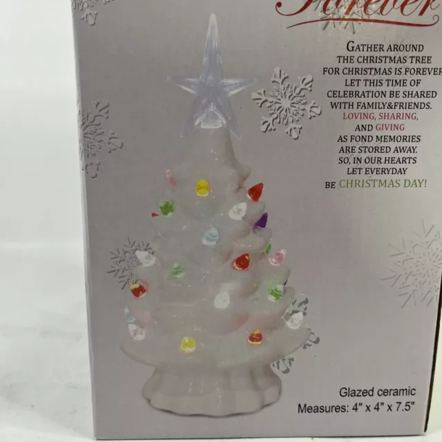 Sold at Auction: RARE Vintage Art Glass Pink Iridescent Christmas Tree 6,  EC