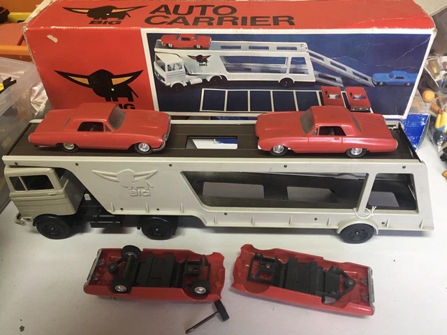 PLAYBIG CAMION TRANSPORT De Véhicule En Boîte Rare EUR 65,00 - FR