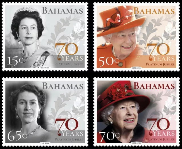 Bahamas 2022 Queen Elizabeth Ii Platinum Jubilee Royalty