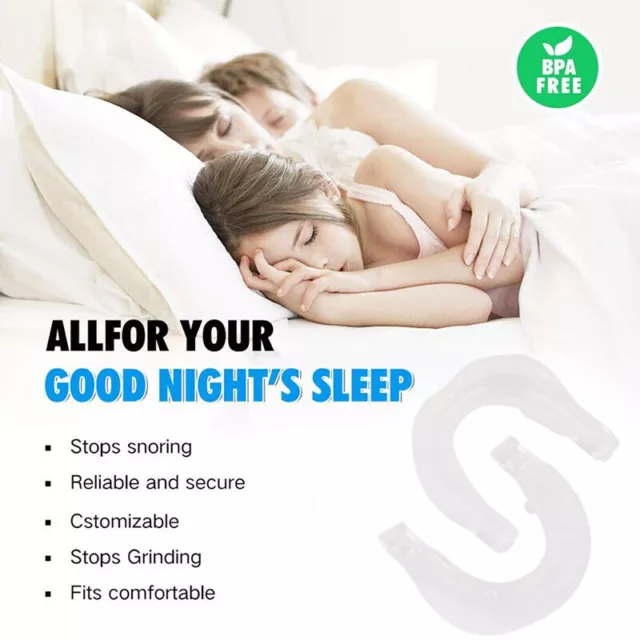 2 pz protezione antirussamento antirussamento notte apnea sonno macina JPP