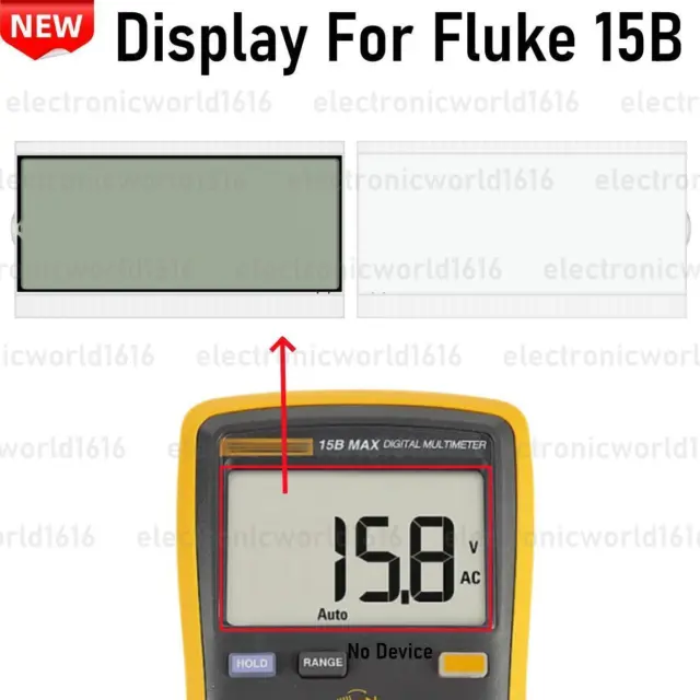 For Fluke 15B MAX multimetro portatile economico display LCD parti schermo NUOVO