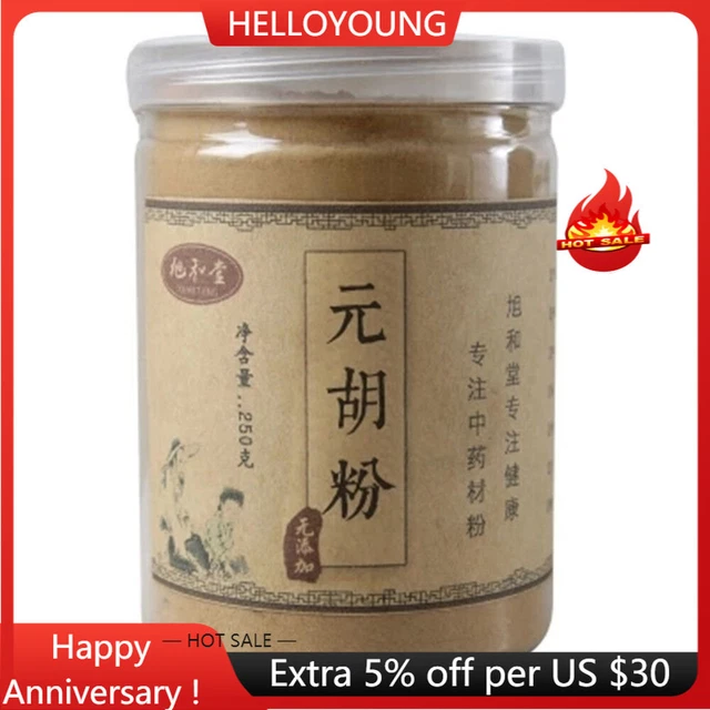 100% Pure Natural Corydalis Yuan Hu Power 10:1 Root Extract Powder 250g