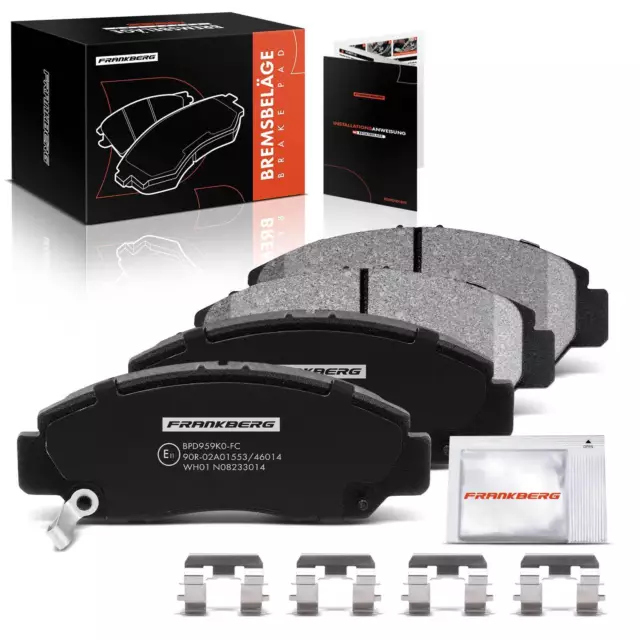 Brake Pads Set Front for Honda Civic MK 7/8/9 FR-V BE Stream RN 06450S7AE00 New