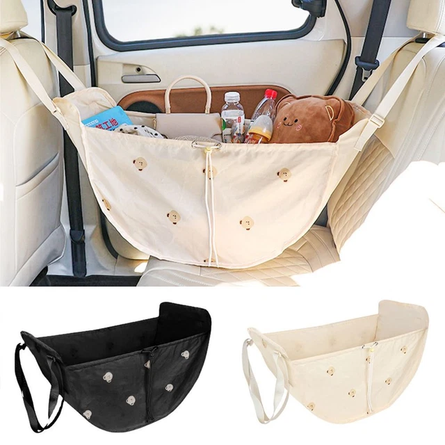 Adorable oso para cosas de bebé asiento trasero bolso de asiento de coche bolso de mamá organizador de artículos de bebé