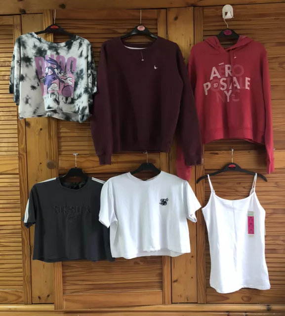 girls clothes bundle age 12-13 years,3 SIKSILK TOPS SIZE 12,Jack Wills Size 6