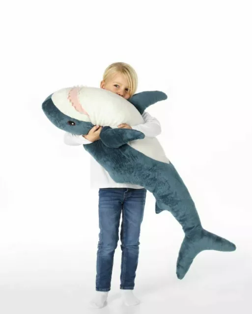45/60/100cm IKEA BLAHAJ Shark Soft Large Plush Toy Stuffed Animal Doll Kids Gift