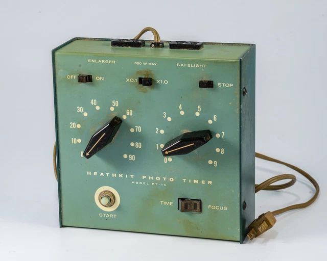 Temporizador Ampliador Cuarto Oscuro De Colección HeathKit Modelo PT-15 - FUNCIONA