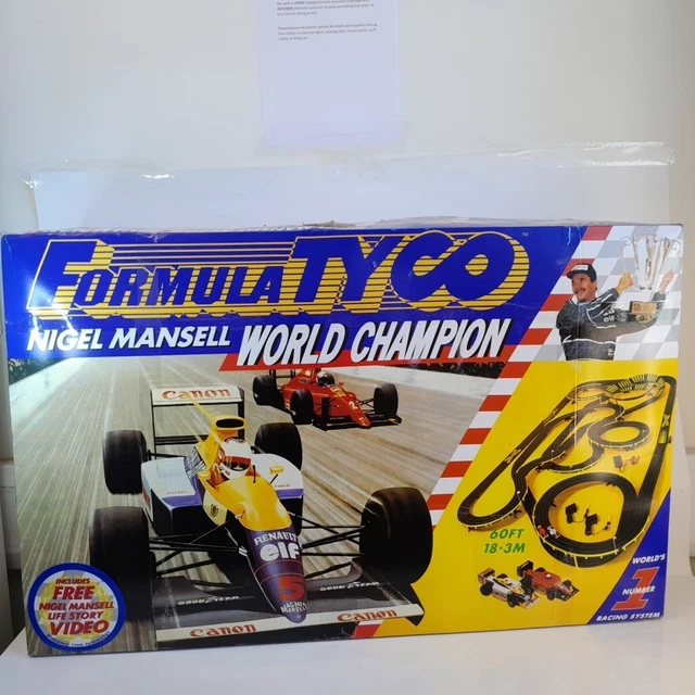 FORMULA TYCO NIGEL Mansell World Champion Racing Set. RARE