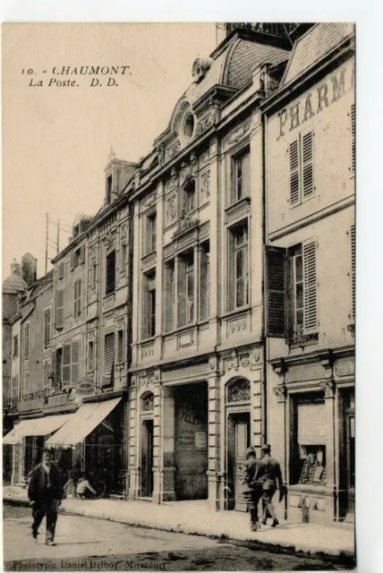 CHAUMONT - Haute Marne - CPA 52 - " Commerce " - l' hotel des postes 4