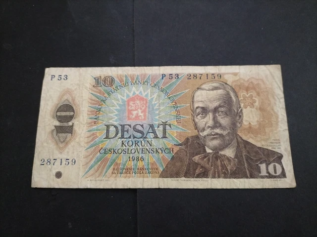Czechoslovakia 10 Korun 1986