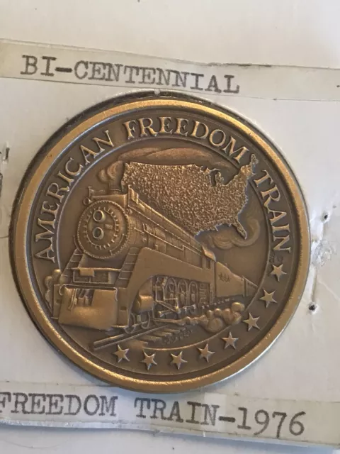 1976 American Freedom Train Bicentennial Journey Token Medal UNC/MS++++ Specimen