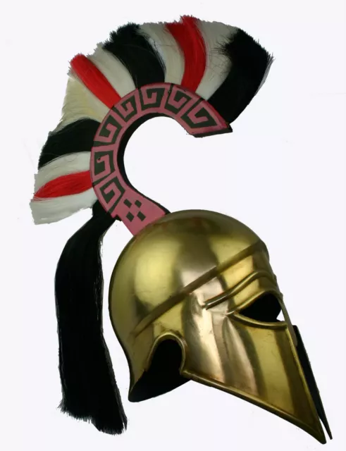 Italo Korinther Helm Leonidas Mittelalter Larp Rüstung Reenactment sca R252