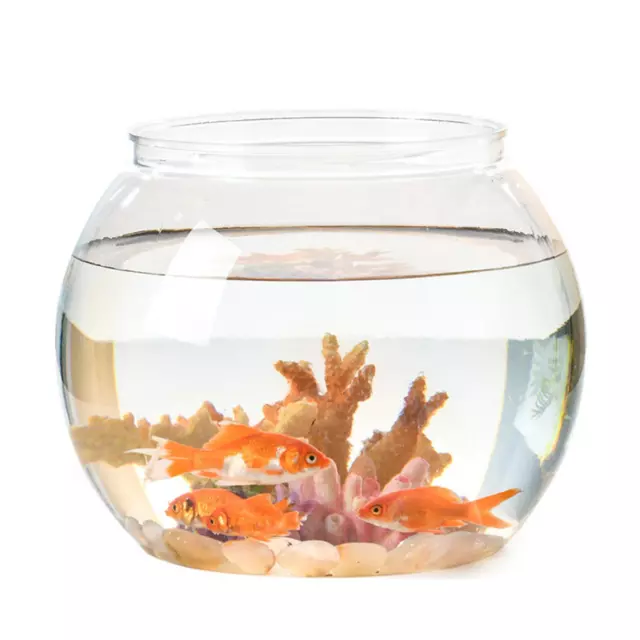 Fish Tank Aquatic Aquarium Fish Pot Desktop Fish Bowl for Bedroom Home Living