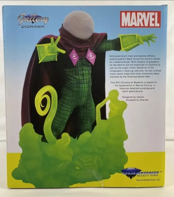 Diamond Select Marvel Gallery Comic Mysterio PVC Statue Spider-Man GameStop Exc