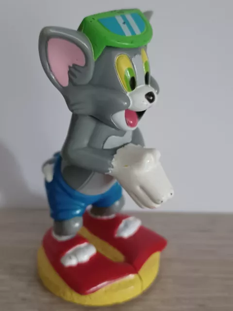 Ancienne Figurine  Plastique Tom Et Jerry - Tom Le Chat Natation