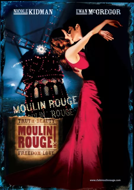 Moulin Rouge Poster Film A4 A3 A2 A1 Large Format Cinema Movie