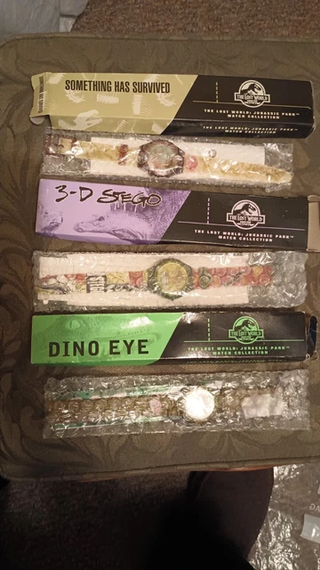 Burger King 1997 The Lost World : Jurassic Park Watch Collection Lot Of 3