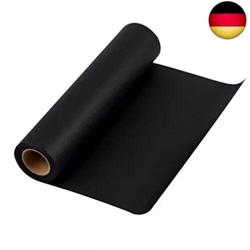 RUSPEPA Schwarzes Kraftpapier - Natürliches Recyclingpapier, Kraftpapierrolle