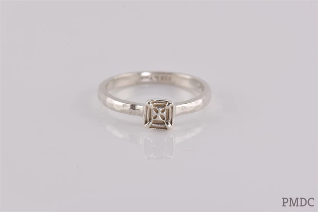 Silpada Sterling Silver R2467 Square Belle Fleur Maltese Cross Ring 925 Sz: 8