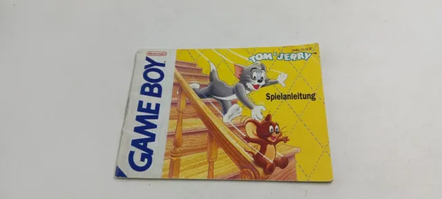Notice du Jeu Nintendo Game Boy Gameboy Tom & Jerry NOE