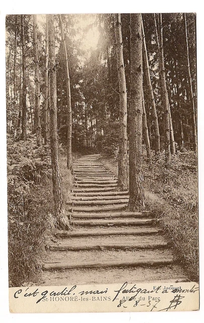st-honoré-les-bains  allée du parc