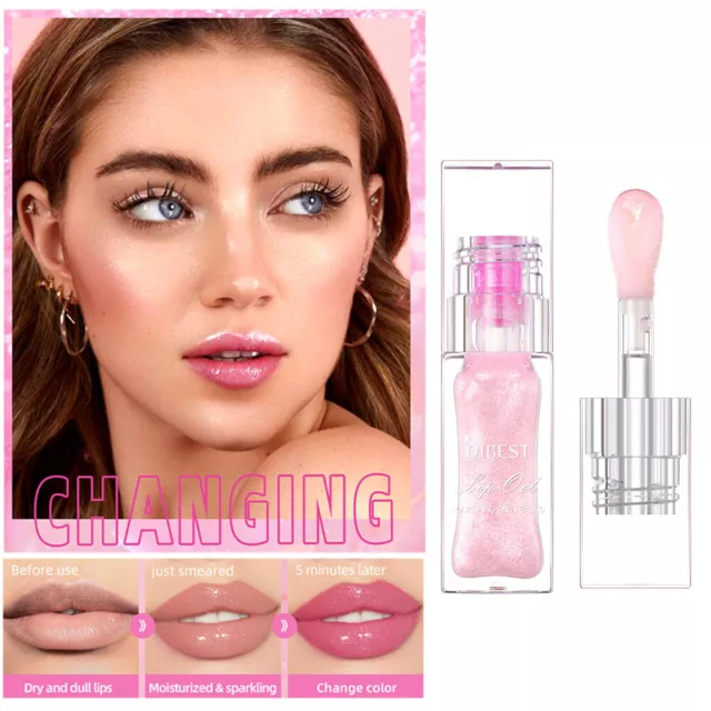 Lip Glow Oil Magic Color Changing Lip Oil Cosmetics Color Changing 2024 New