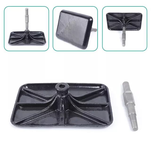 Jack Hammer Compactor Rammer Walk-Behind Plate Tamper Plate Snoring Tablet Black