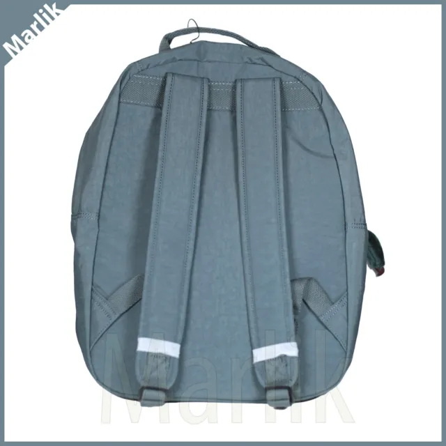 Grand sac à dos Kipling Séoul BP4412, tonal aloès léger, avec poche pour ordinateur portable, neuf 3