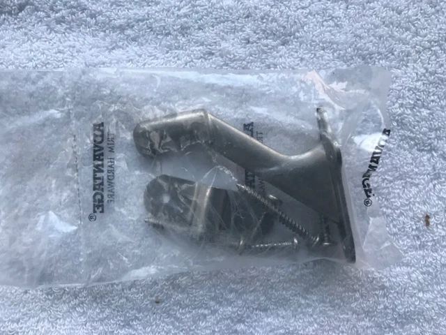 Soportes de pasamanos de aluminio fundido de alta resistencia de 15-3"" - níquel satinado US15 SELLADOS