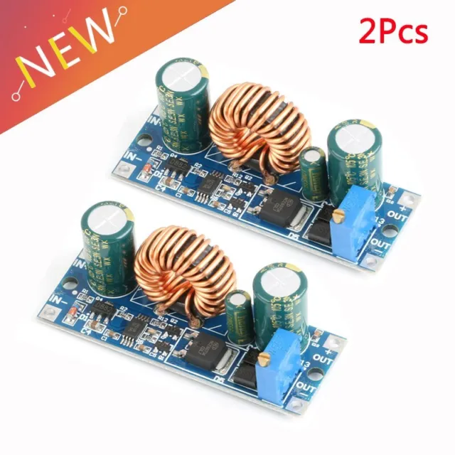 2*DC-DC High Power Automatic Step-up and Down Power Supply Module Output 0.5-30V