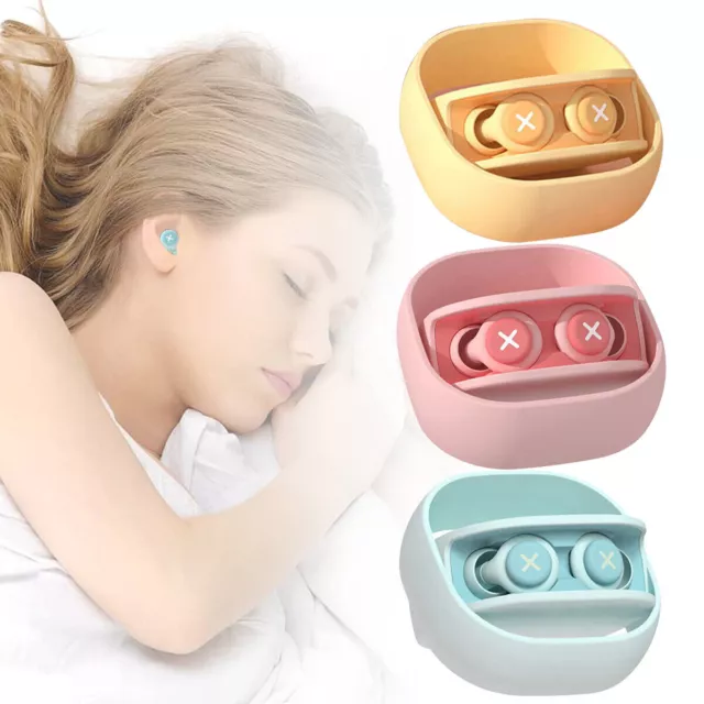 2 Layer Earplugs Noise Cancelling Upto 40dB Comfortable Ear Plugs For Sleep/Work