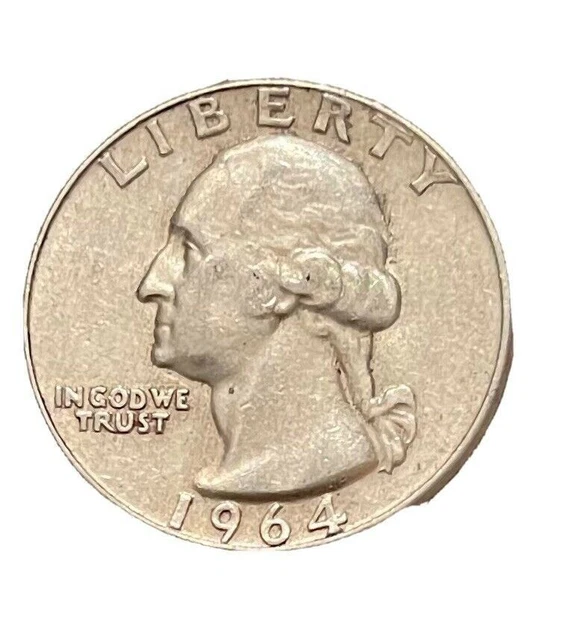 1964 D Washington Quarter