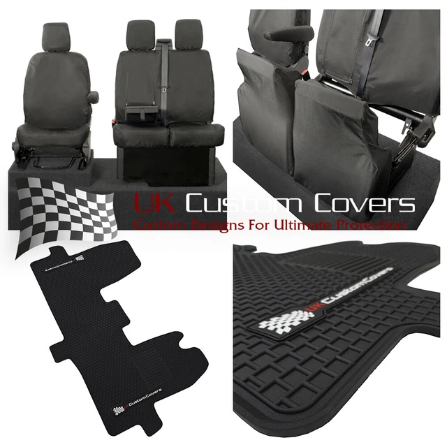 FORD TRANSIT CUSTOM (2022 Onwards) Front Seat Covers & Rubber Floor