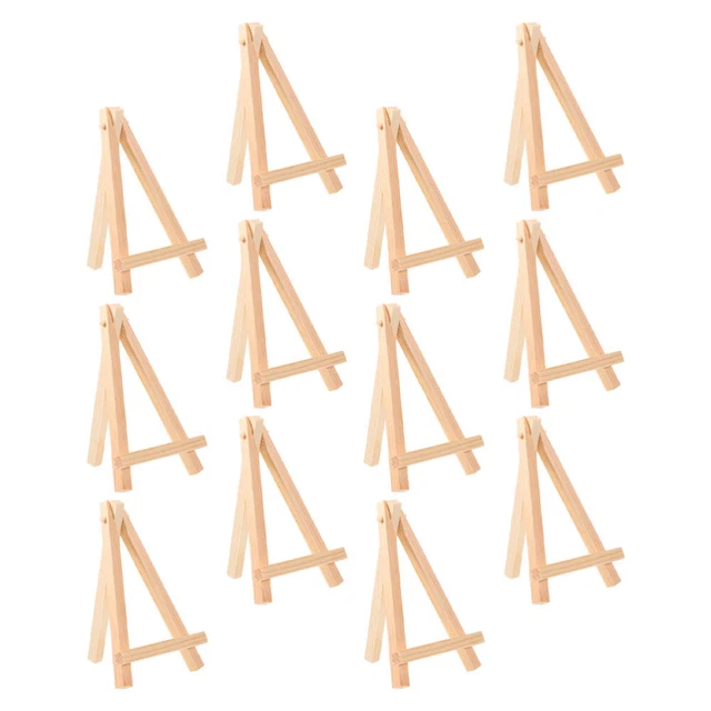 20 piezas Mini Caballo Marco Soporte Placa Dibujo Caqui Niño