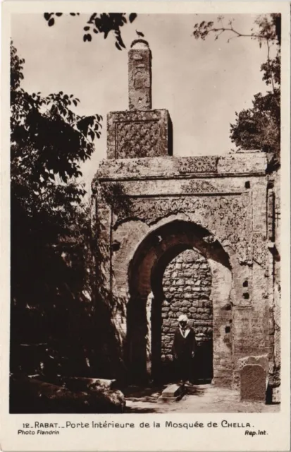 CPA AK MOROCCO RABAT Interior Door of the Mosque of Chella Flandrin (38193)