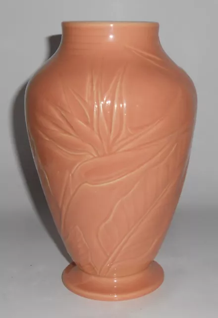 Franciscan Catalina Pottery Encanto Art Ware Coral/Grey #620 Vase