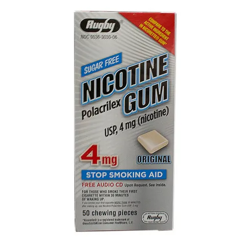 Nicotina Goma Original 50 Chicles 4mg Por Rugby
