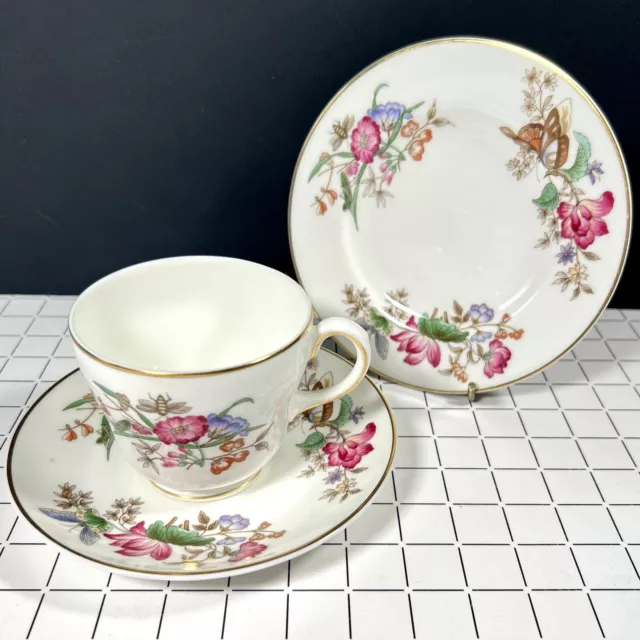 Wedgwood Sandon Fine Bone China Trio - Cup Saucer and Plate - 4 Avaliable