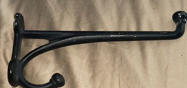 Large Double Hook 9" Acorn Tip Reproduction Bridle Barn Tack Harness Garden