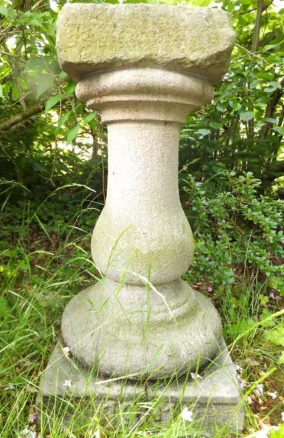 NATURSTEIN SÄULE BALUSTRADE GARTEN PARK WOHNRAUM antik alt Barock Rokoko