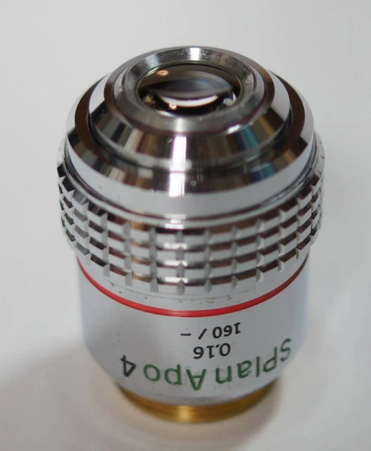 OLYMPUS MICROSCOPE JAPAN objective lens SPlan Apo 4 0.16 160/ for BH2