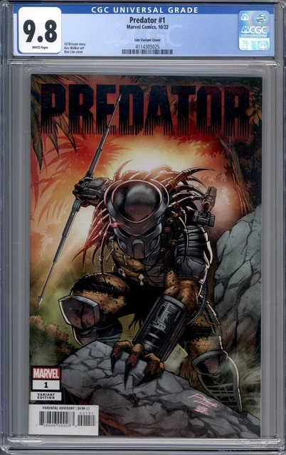 Predator #1 Ron Lim Variant 1st Print Marvel Comics CGC 9.8